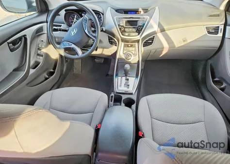 2013 Hyundai Elantra Gls z USA, uszkodzony, nr VIN 5NPDH4AE6DH435495